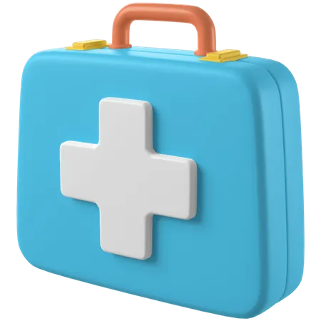 First Aid Kit  3D Illustration