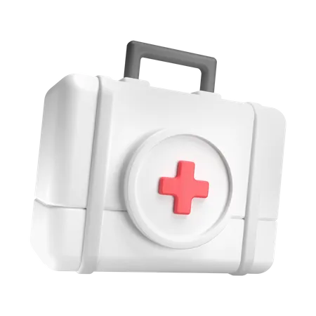 First Aid Kit  3D Illustration