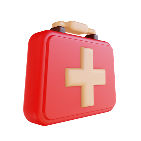 First Aid Kit  3D Illustration