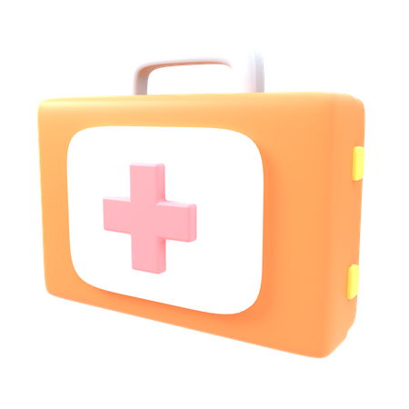 First Aid Kit  3D Illustration