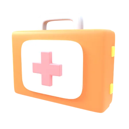 First Aid Kit  3D Illustration