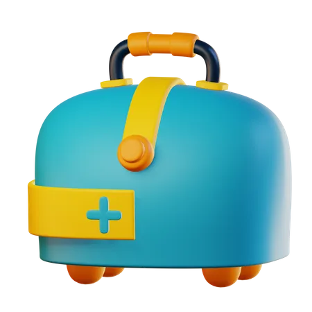 First Aid Kit  3D Illustration