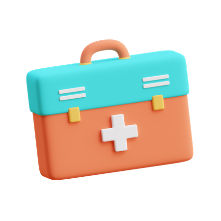 First Aid Kit  3D Illustration