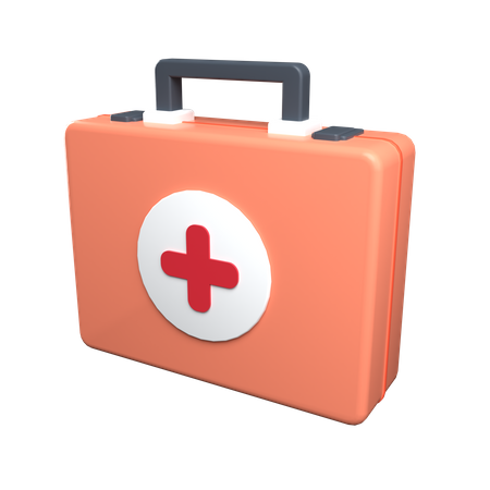 First Aid Kit  3D Illustration