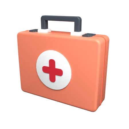 First Aid Kit  3D Illustration