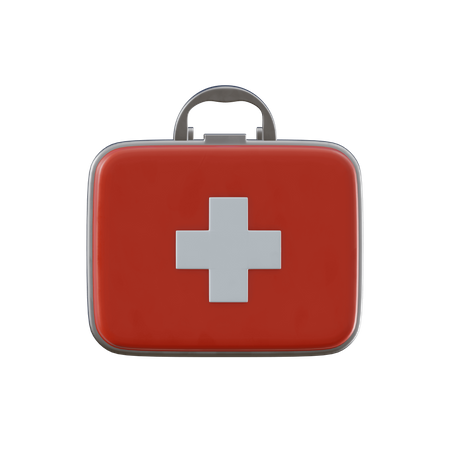 First-aid Kit  3D Illustration