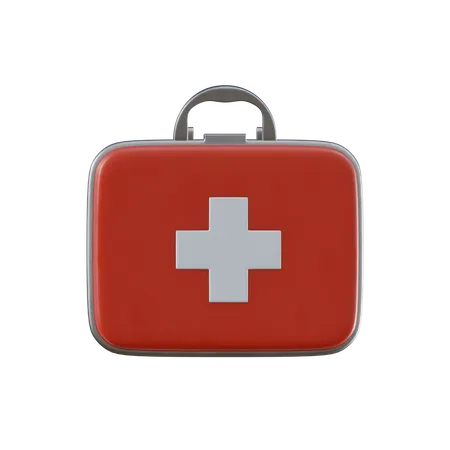 First-aid Kit  3D Illustration