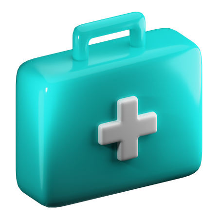 First Aid Kit  3D Illustration