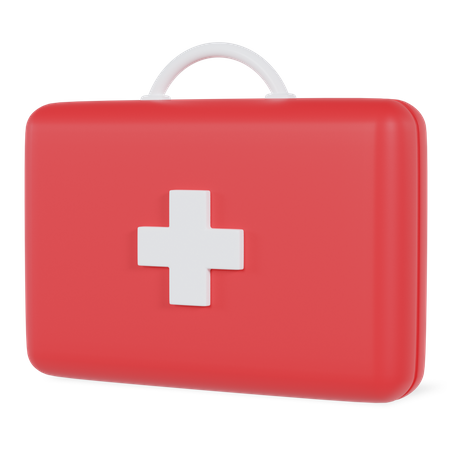 First Aid Kit  3D Illustration