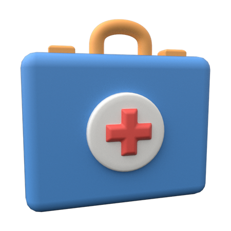 First Aid Kit 3D Illustration