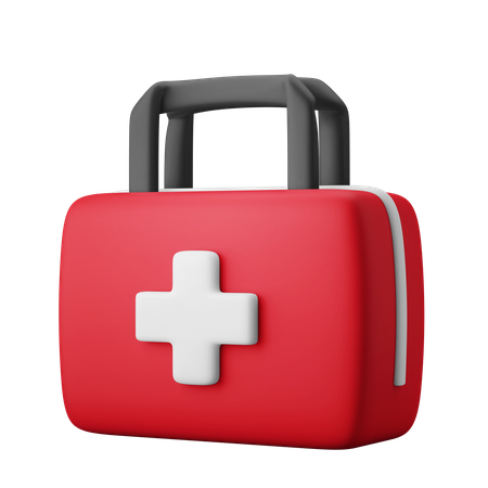 First Aid Kit 3D Illustration