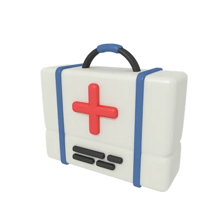 3 D Illustration Of First Aid Kit 3D Icon