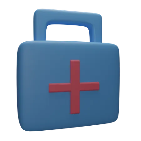 First Aid Kit For Everyones Health 3D Icon