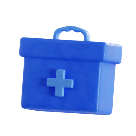 3 D First Aid Kit Box Illustration Suitable For Your Projects Related To Medical And Health Care 3D Icon