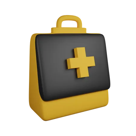 First Aid Kit 3 D Icon Contains PNG BLEND GLTF And OBJ Files 3D Icon
