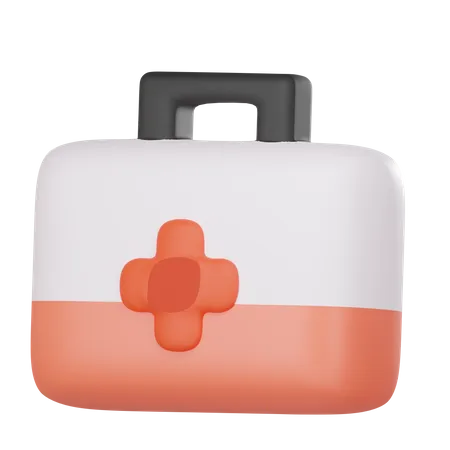 3 D Render First Aid Kit 3D Icon