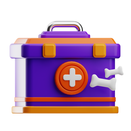 First Aid Kit Daycare  3D Icon