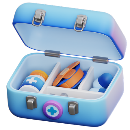 First Aid Kits  3D Icon