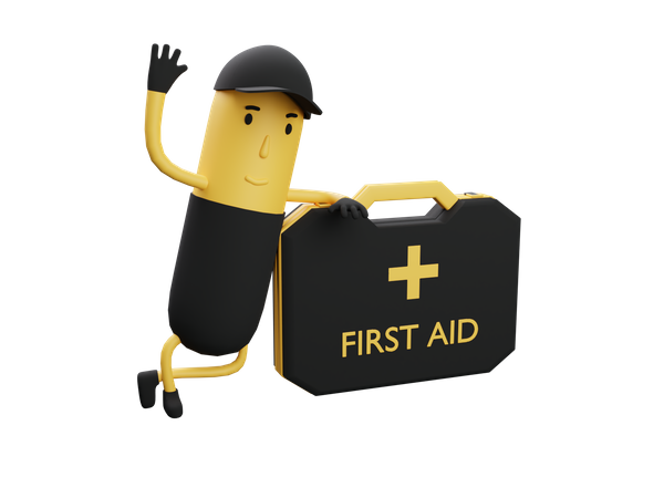 First Aid Man  3D Icon