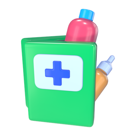 First Aid Station  3D Icon