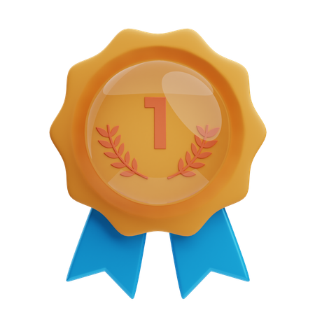 First Badge  3D Icon