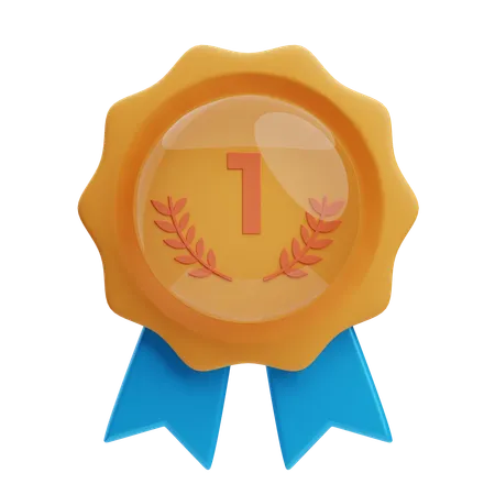 First Badge  3D Icon