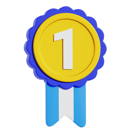 First Badge Winner  3D Icon