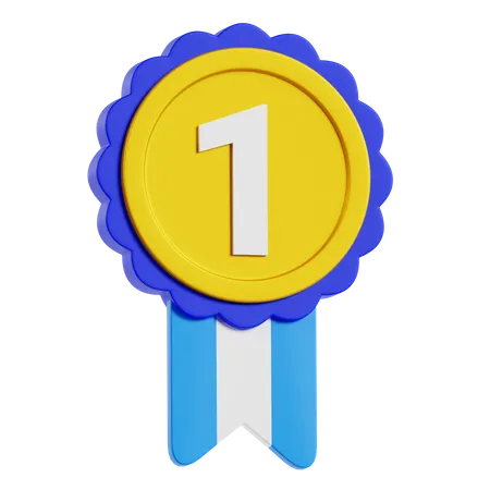 First Badge Winner  3D Icon