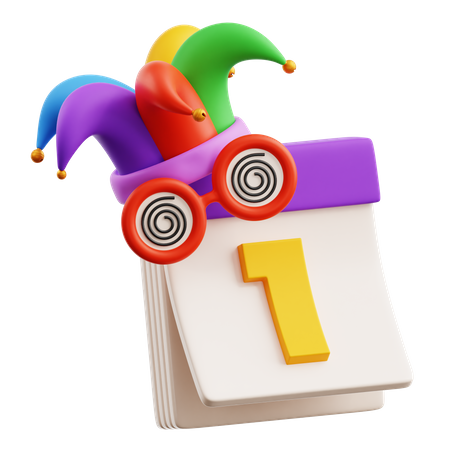 First Day Of April  3D Icon