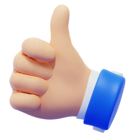 First Hand Gesture  3D Icon