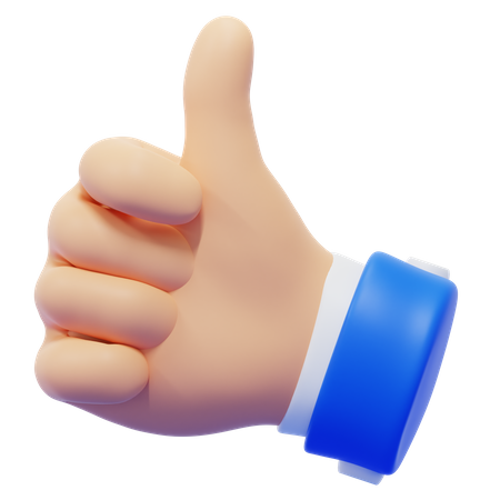 First Hand Gesture  3D Icon