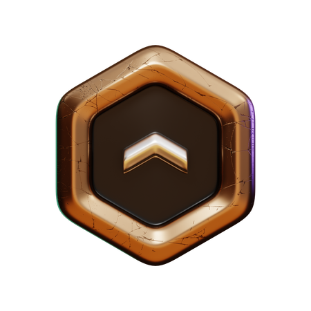 First Level  3D Icon