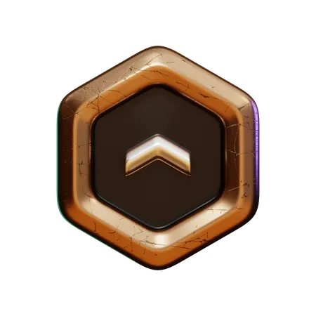 First Level  3D Icon