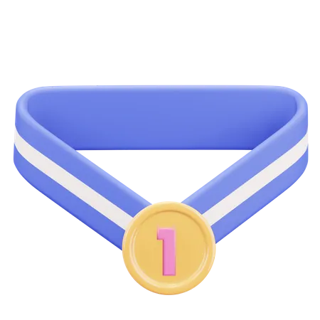 First Medal  3D Illustration