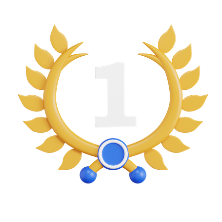 First Place Achievement  3D Icon