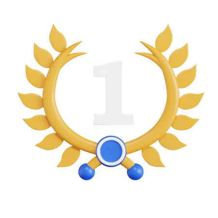 First Place Achievement  3D Icon