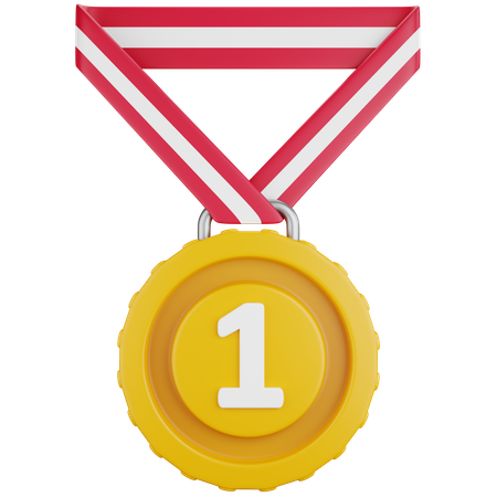 First Place Medal  3D Icon