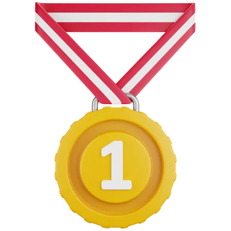 First Place Medal  3D Icon