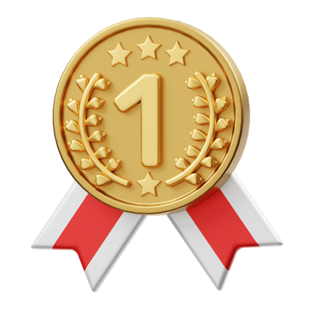 First Place Medal  3D Icon