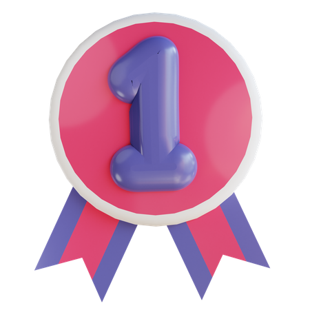 First Place Medal  3D Icon
