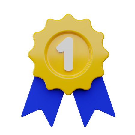 First Place Medal  3D Icon