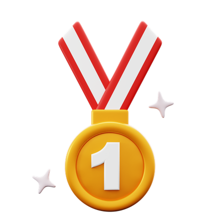 First Place Medal  3D Icon