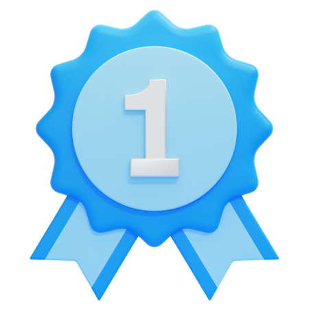 First Place Ribbon  3D Icon