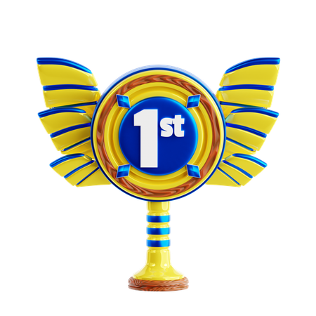 First Place Trophy  3D Icon