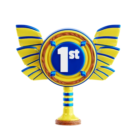 First Place Trophy  3D Icon