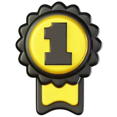 First Position Medal  3D Icon