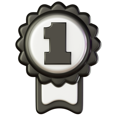 First Position Medal  3D Icon