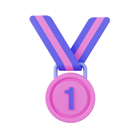 First Rank Medal  3D Icon