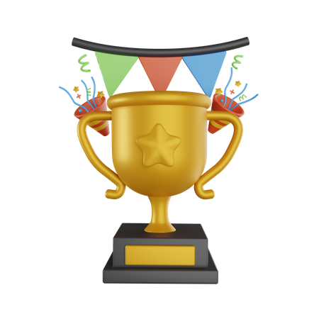 First Trophy  3D Icon