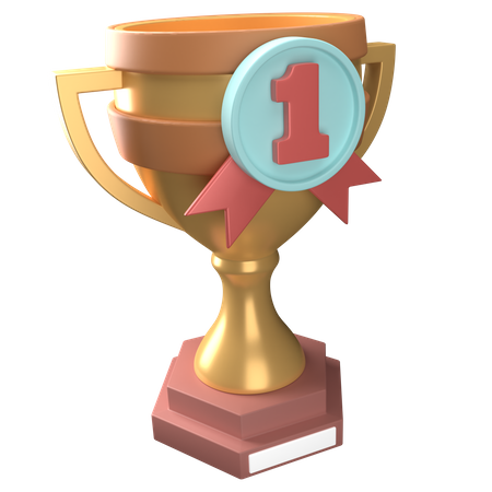 First Trophy  3D Icon
